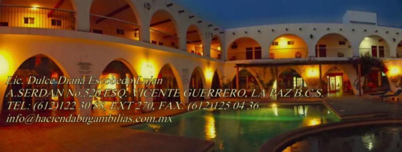 Hotel Hacienda Bugambilias La Paz Ngoại thất bức ảnh